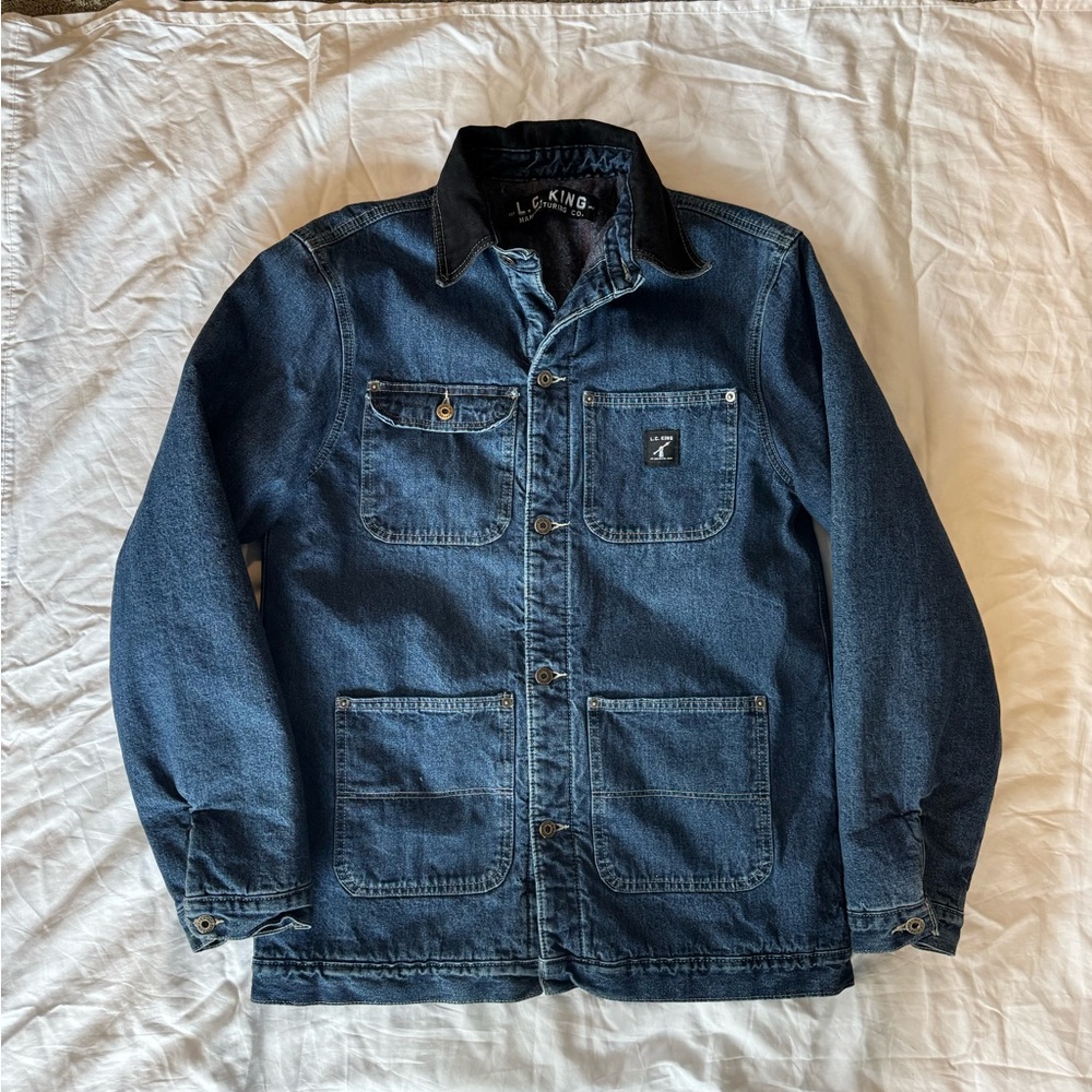 Men's LC King Blue Denim Barn Coat
Size Medium Tall